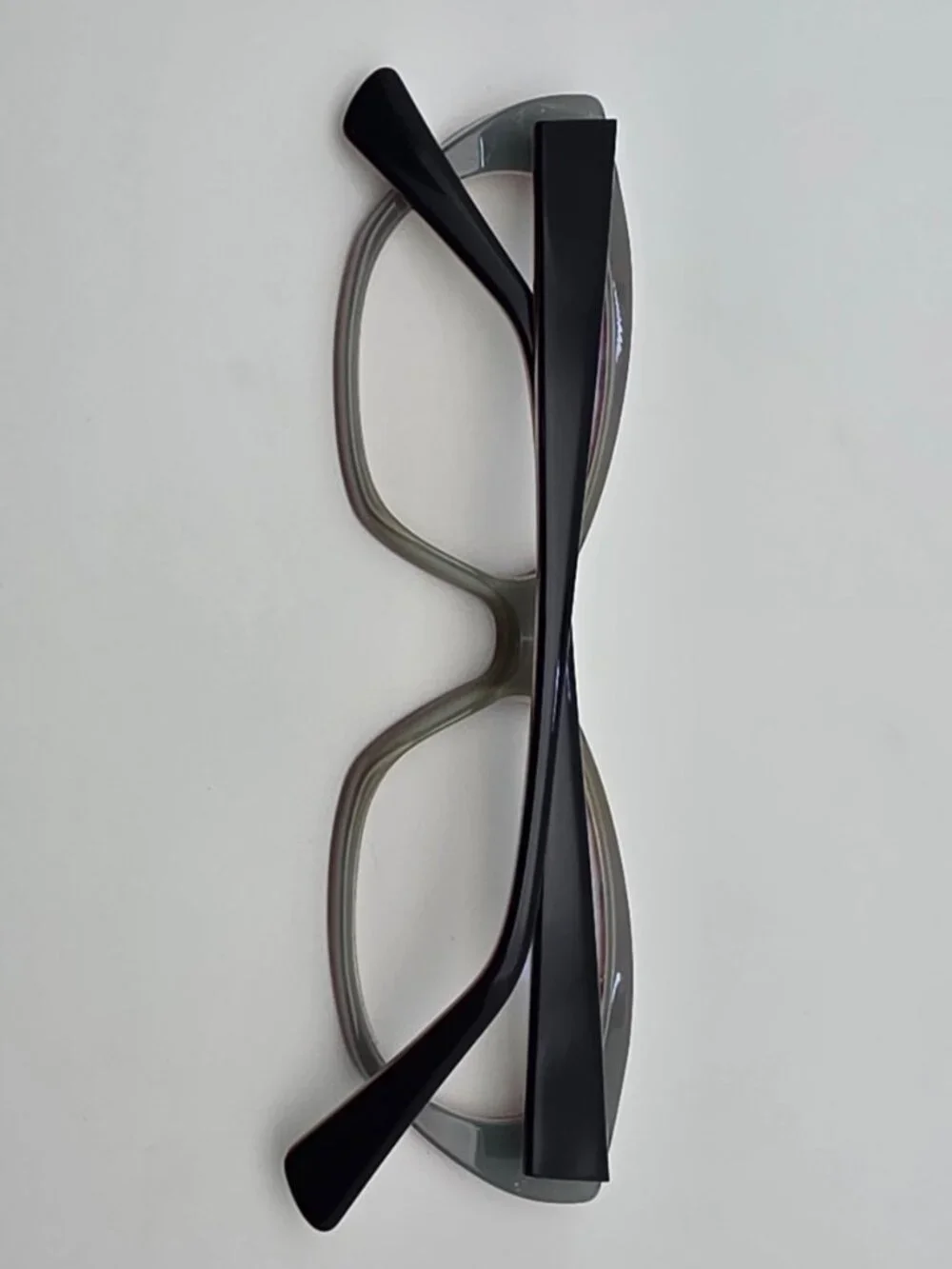 Jean Lafont Paris Tarentelle 3043 Blue Red Cat Eye Eyeglasses Frame w/ Case 53mm